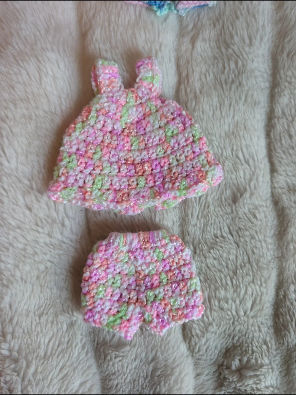 Vintage Crocheted Barbie Clothes & Accessories